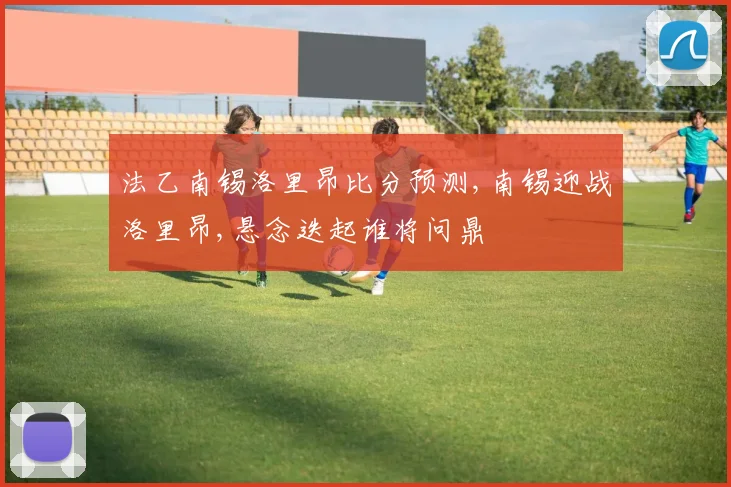 法乙南锡洛里昂比分预测,南锡迎战洛里昂,悬念迭起谁将问鼎